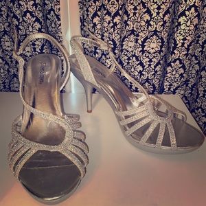 Sliver Diamond heels